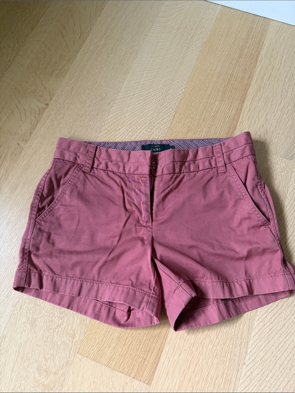 J. Crew Rose Pink Cotton Chino Shorts